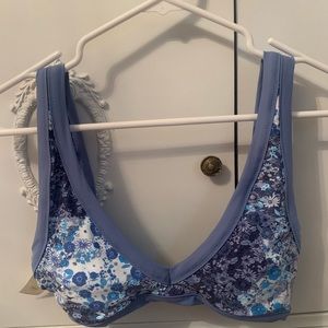 Aerie Blue Floral Bikini